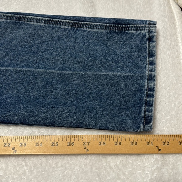 Men's Authentic Wrangler Denim Jeans Carpenter Painter Style Waist 36 Inseam 32 - Picture 12 of 16